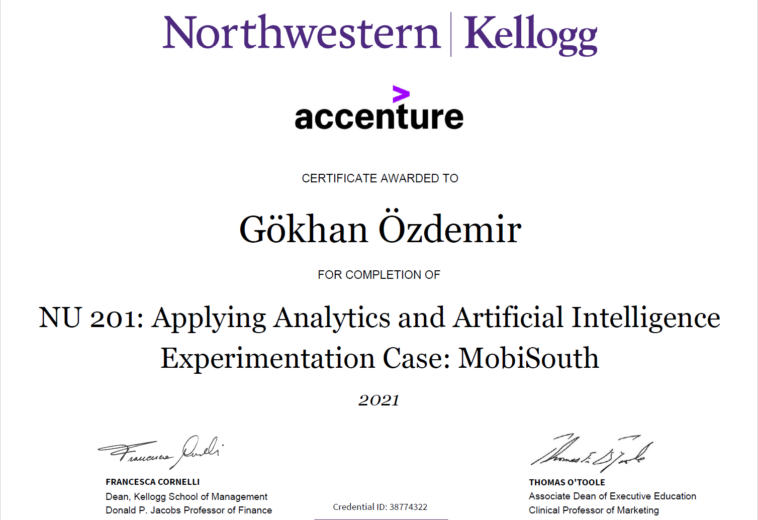 Northwestern University 201: Applying Analytics and Artificial Intelligence – MobiSouth